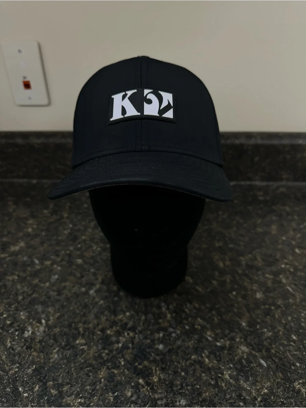 Melin Kids Black Baseball Cap with White K2 Patch